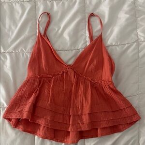 Altar'd State Coral Layered Tank Top